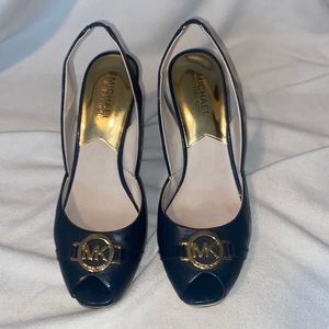Michael Kors sling back wedges